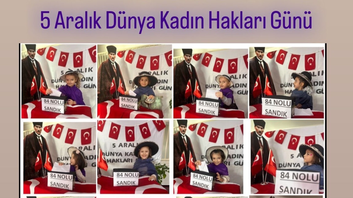 5 ARALIK DÜNYA KADIN HAKLARI GÜNÜ